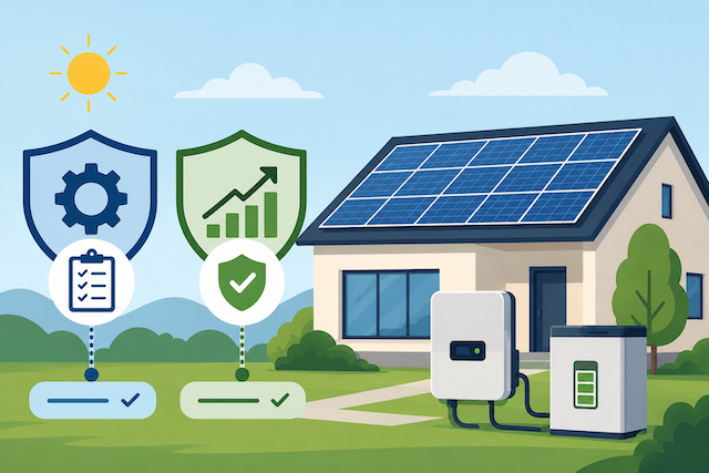 Difference Between Solar Panel Manufacturer and Performance Warranties